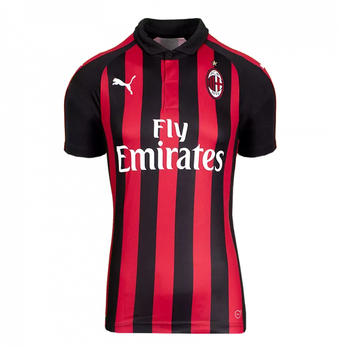 Ronaldo Official AC Milan Back Signed Modern AC Milan Home Shirt: Signed Across Number