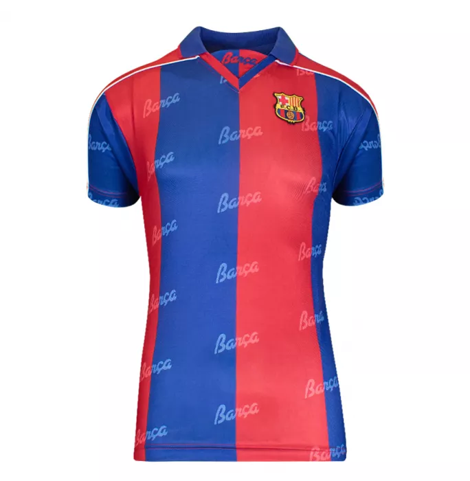 Ronaldo Official FC Barcelona Back Signed And Framed 1994 Home Shirt