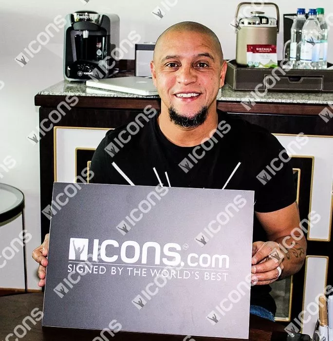 Ronaldo & Roberto Carlos Signed 2004-05 Real Madrid Home Shirt Master Frame