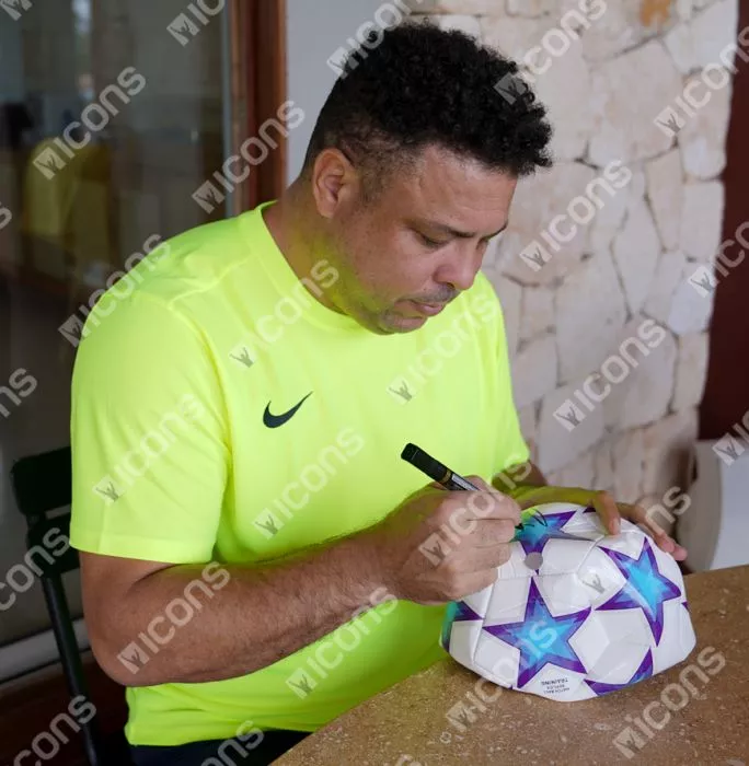 Ronaldo Signed UEFA Champions League Football