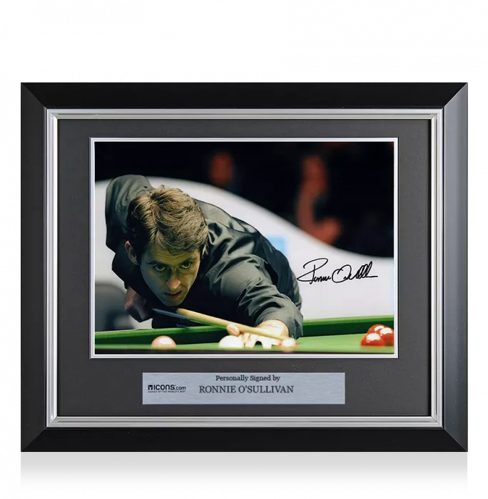 Ronnie O'Sullivan Signed and Framed Photo: Snooker Great