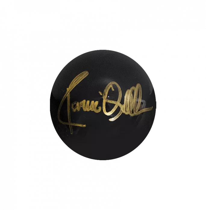 Ronnie O'Sullivan Signed Black Snooker Ball: Gold Signature Edition