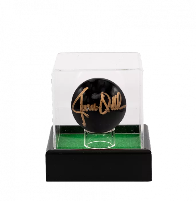 Ronnie O'Sullivan Signed Black Snooker Ball In Acrylic Case