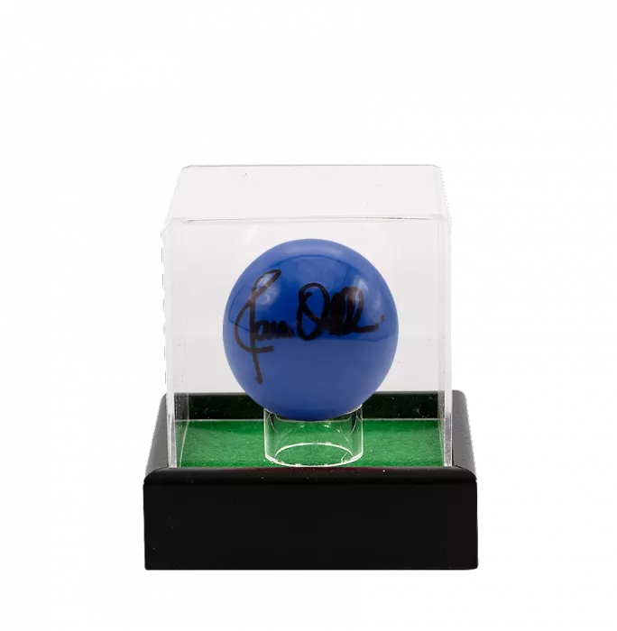 Ronnie O'Sullivan Signed Blue Snooker Ball In Acrylic Case