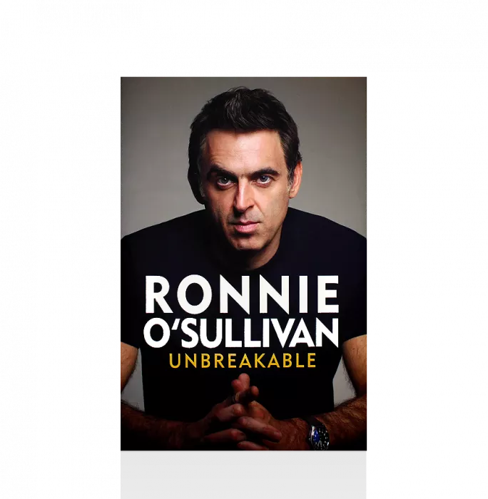 Ronnie O'Sullivan Signed Book: Unbreakable - Bookplate Edition