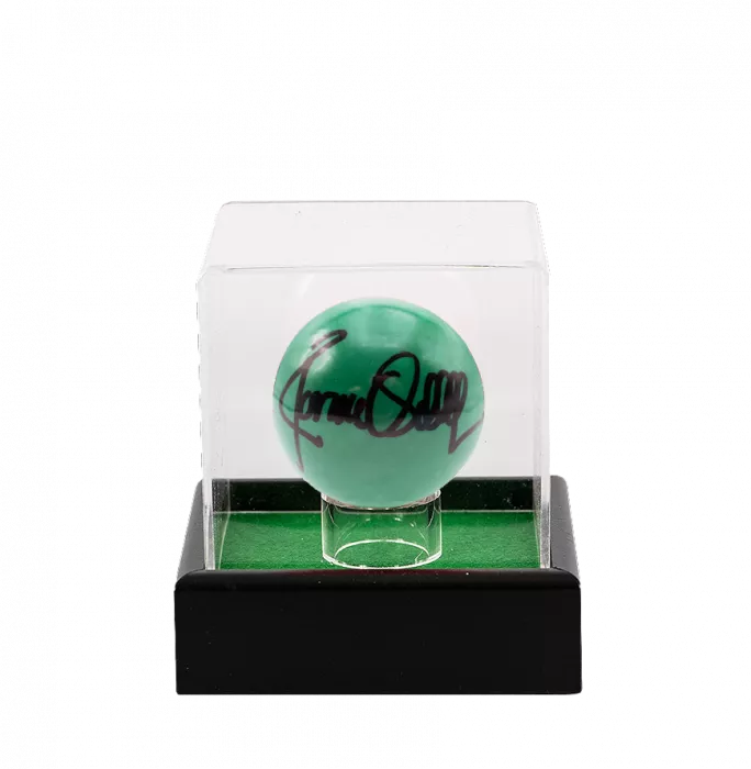 Ronnie O'Sullivan Signed Green Snooker Ball In Acrylic Case
