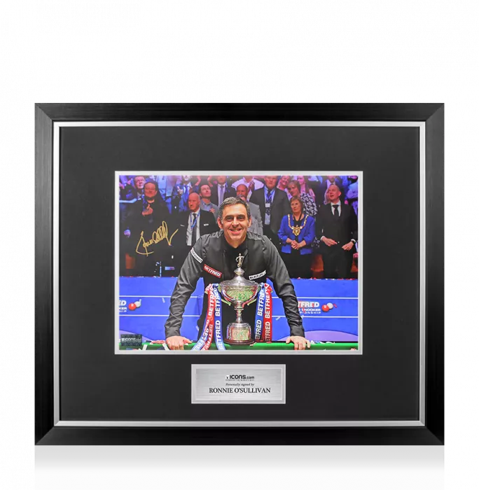 Ronnie O'Sullivan Signed Photo In Premium Photo Frame