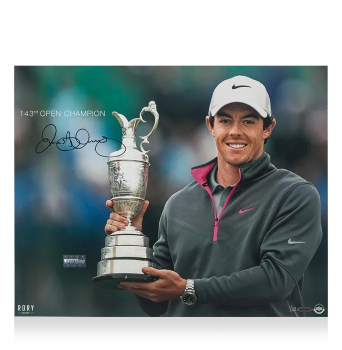 Rory McIlroy Signed Photo: 143rd Open Champion