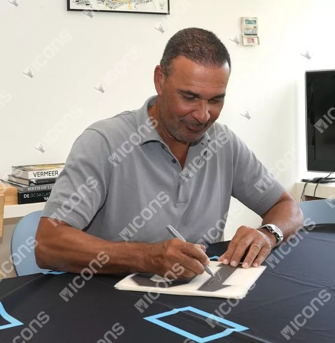 Ruud Gullit Back Signed Netherlands 1988 Home Shirt In Classic Frame