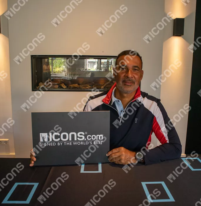 Ruud Gullit Back Signed Netherlands Retro 1988 Home Shirt In Classic Frame