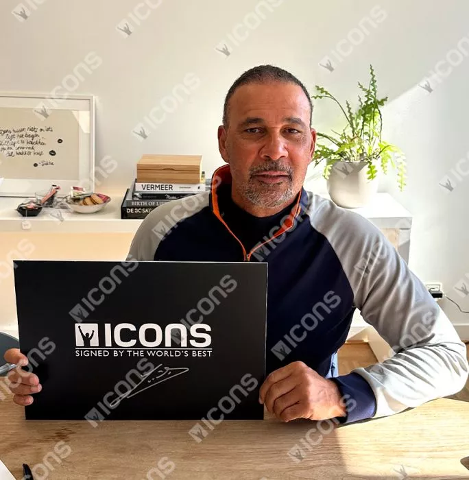 Ruud Gullit Official Ballon D'Or™ Signed And Hero Framed AC Milan 1988 Home Shirt: 1987 Winner Edition