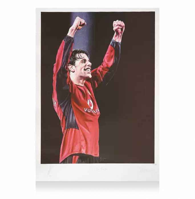 Ruud Van Nistelrooy Signed Manchester United Photo