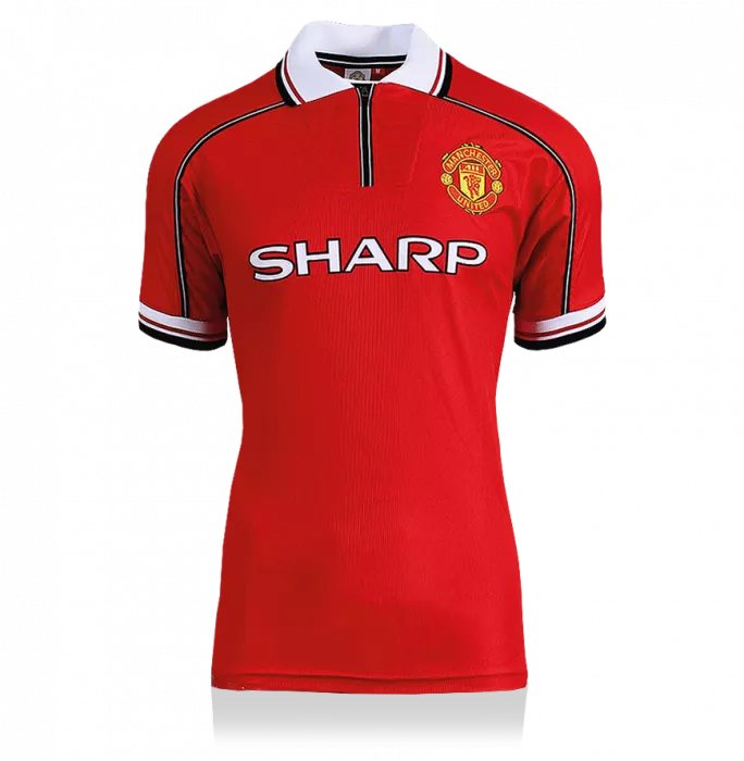 Ryan Giggs Back Signed Manchester United 1999 Home Shirt