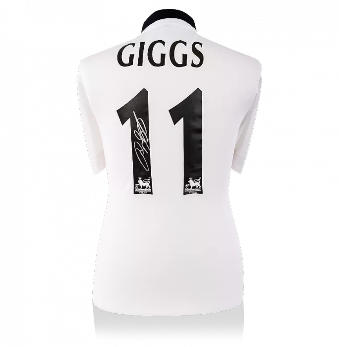 Ryan Giggs Back Signed Modern Manchester United Away Shirt