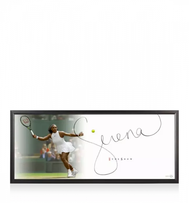 Serena Williams Signed And Framed Photo: The Show