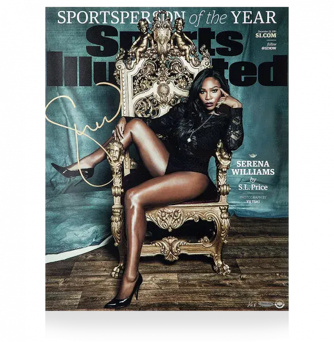 Serena Williams Signed Sports Illustrated Cover Print: Sportsperson of the Year