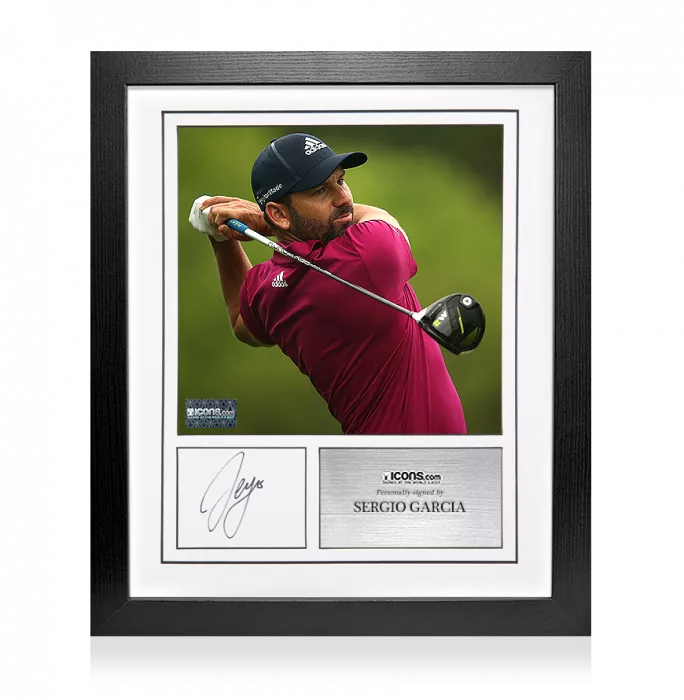 Sergio Garcia Signed Card and Photo Frame – Option 2