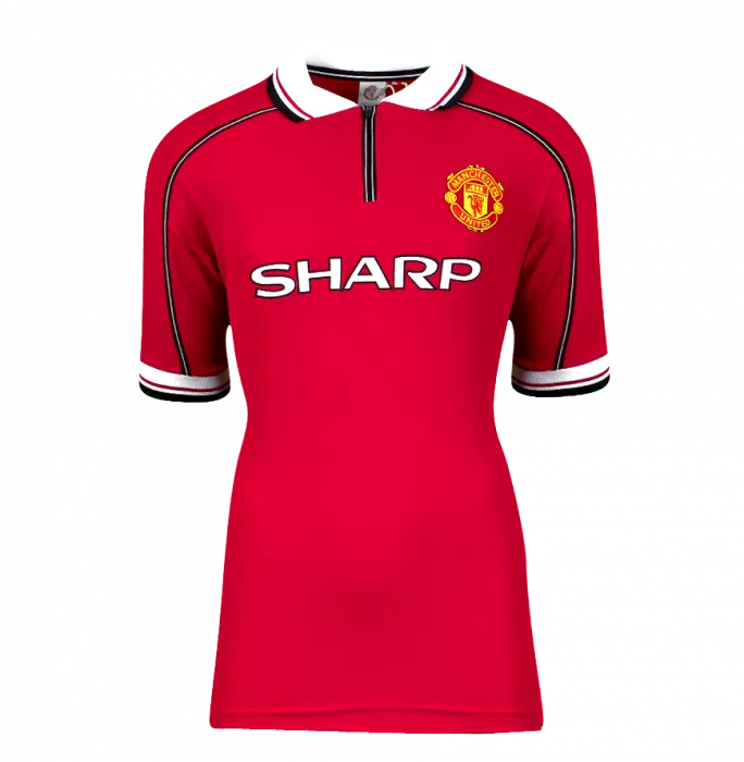 Sir Alex Ferguson Back Signed Manchester United 1999 Home Shirt: Sir Alex 1