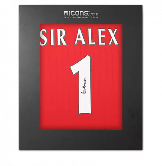 Sir Alex Ferguson Ferguson Back Signed Manchester United 2022-23 Home Shirt In Deluxe Packaging