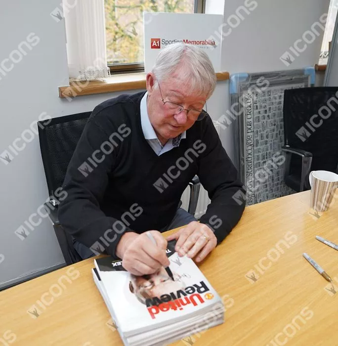 Sir Alex Ferguson Signed And Framed Programme: Manchester United Last Game