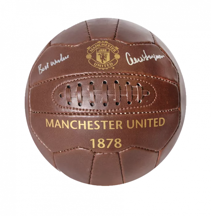 Sir Alex Ferguson Signed Football: Retro Manchester United
