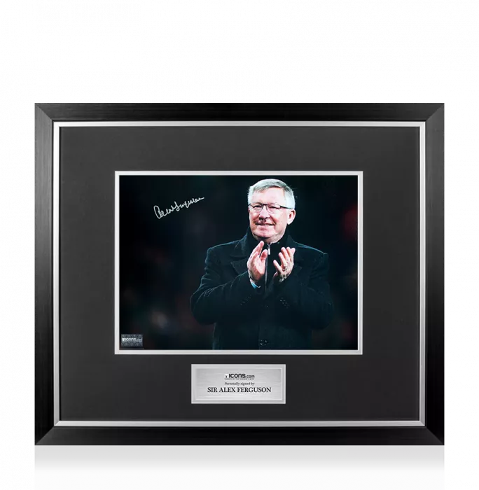 Sir Alex Ferguson Signed Photo In Premium Photo Frame: The Boss