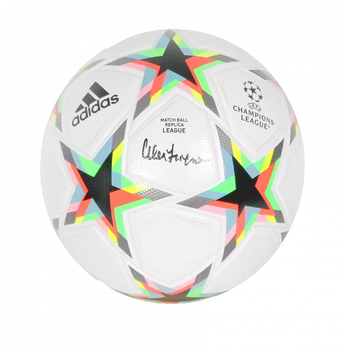 Sir Alex Ferguson Signed UEFA Champions League Football