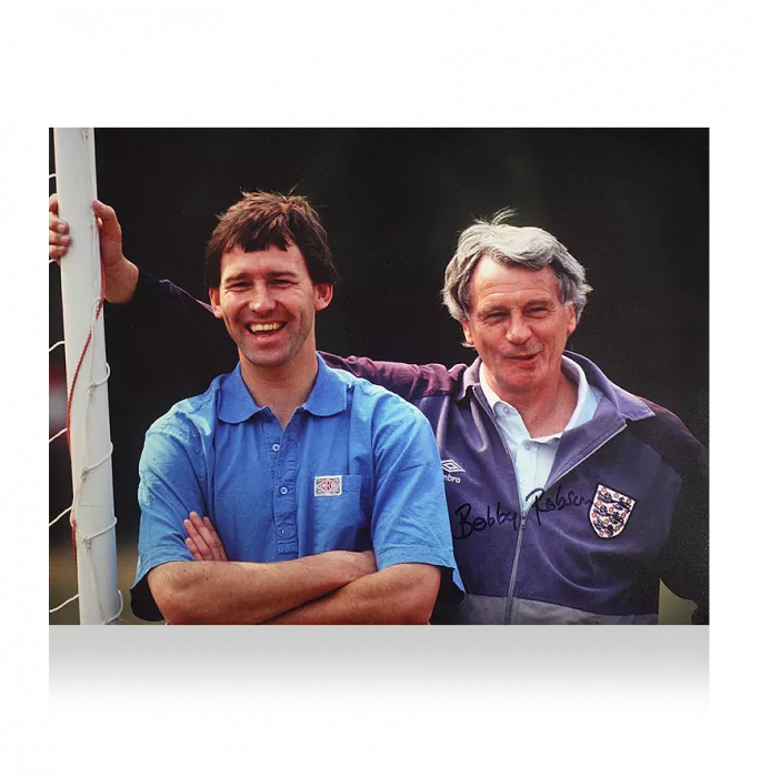 Sir Bobby Robson Signed England Photo: National Treasure