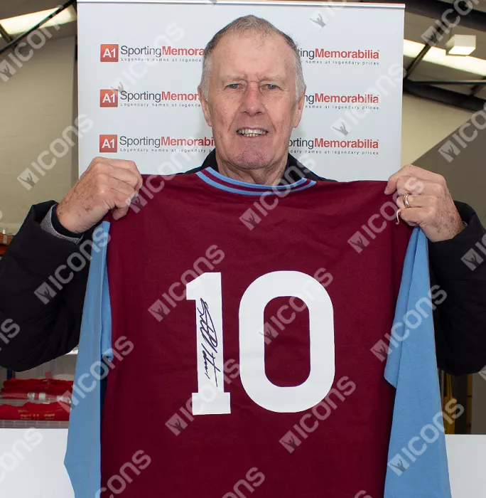 Sir Geoff Hurst Back Signed West Ham United Home Shirt In Hero Frame: 1964 FA Cup Final Edition