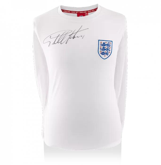 Sir Geoff Hurst Front Signed England 1966 Home Shirt