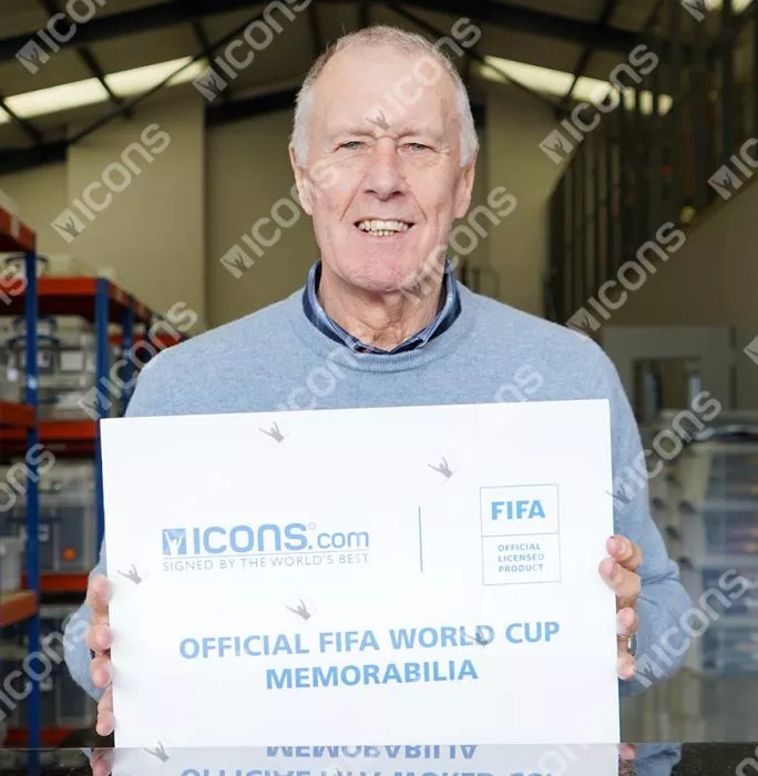 Sir Geoff Hurst Official 1966 FIFA World Cup™ Front Signed And Framed England 1966 Home Shirt