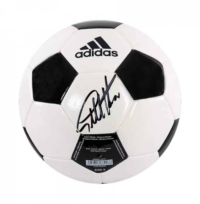 Sir Geoff Hurst Signed Classic Adidas Football