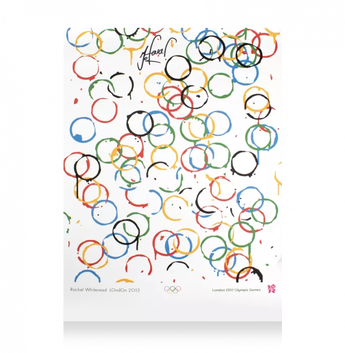 Sir Mo Farah Signed London 2012 Olympics Art Poster