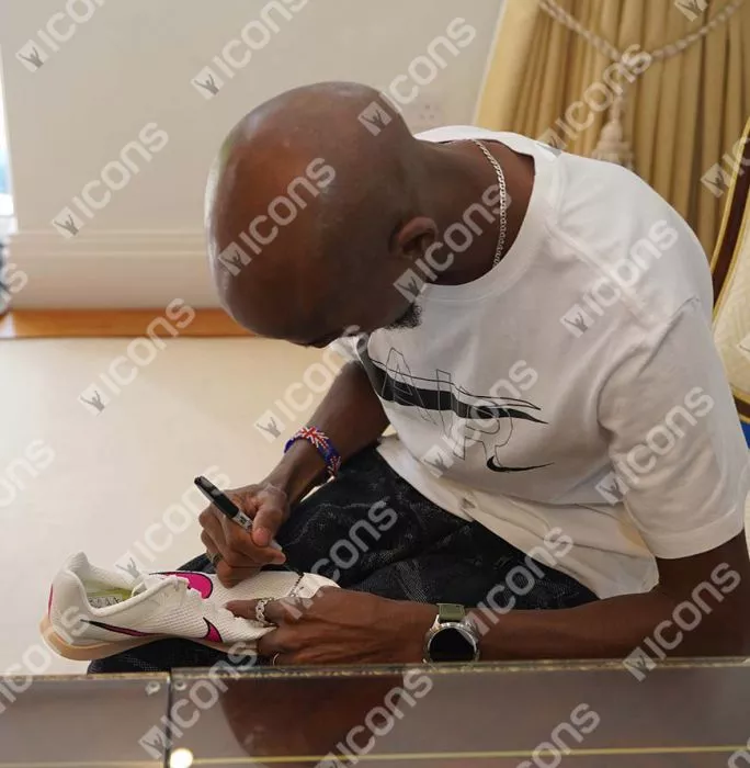 Sir Mo Farah Signed Nike Zoom Rival Distance Spikes