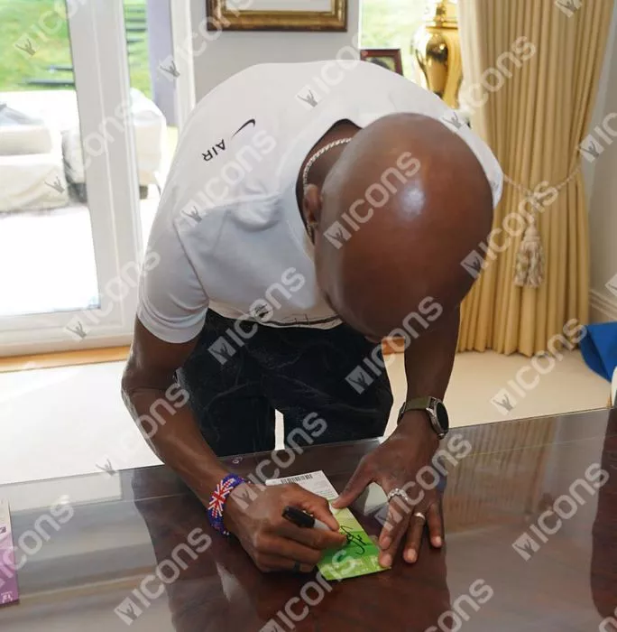 Sir Mo Farah Signed Ticket: London 2012 Olympic Park Access