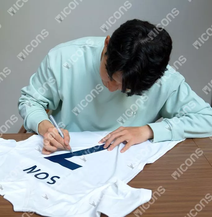 Son Heung-min Back Signed Tottenham Hotspur 2021-22 Home Shirt