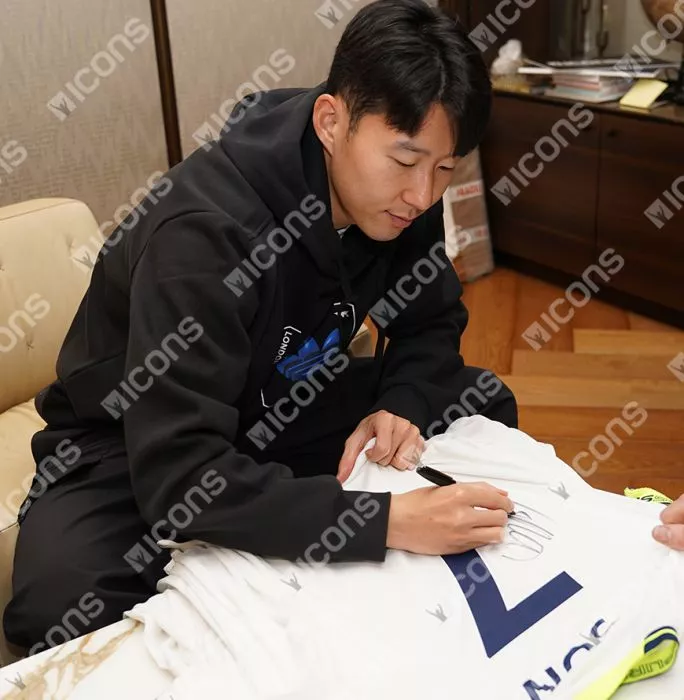 Son Heung-min Back Signed Tottenham Hotspur 2022-23 Home Shirt
