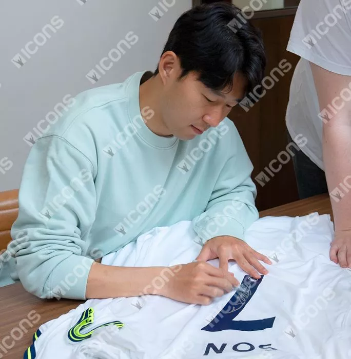 Son Heung-min Back Signed Tottenham Hotspur 2022-23 Home Shirt