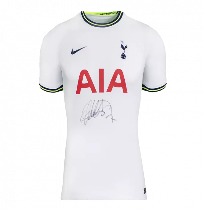 Son Heung-min Front Signed Tottenham Hotspur 2022-23 Home Shirt In Hero Frame: Option 1
