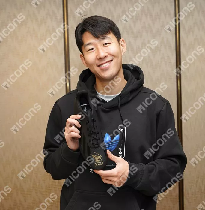 Son Heung-min Signed Adidas X Boot In Acrylic Case