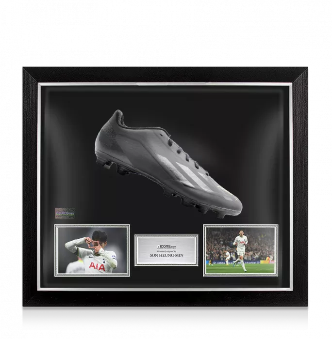 Son Heung-min Signed Adidas X Boot In Bubble Frame: Option 1