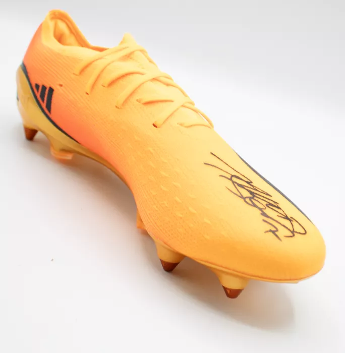 Son Heung-min Signed Adidas X Speedportal .1 Boot In Bubble Frame: Option 1
