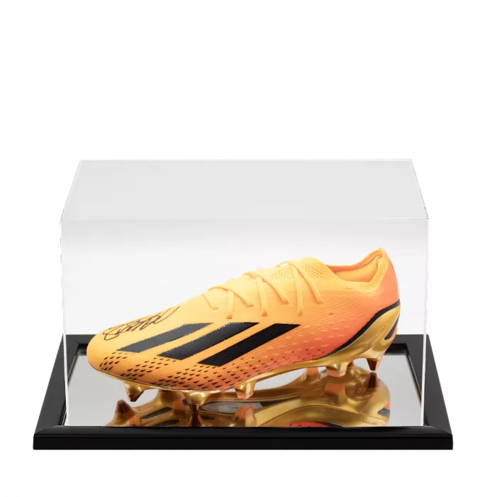 Son Heung-min Signed Adidas X Speedportal .1 Boot In Acrylic Case