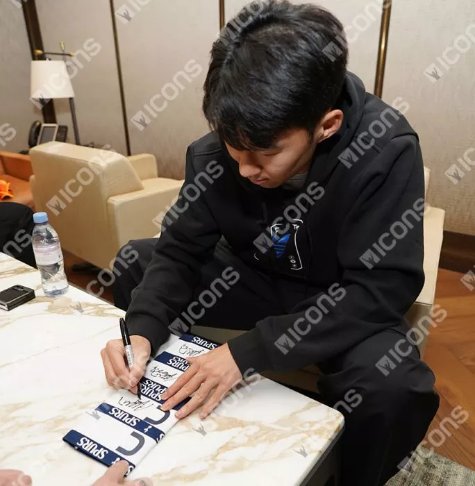 Son Heung-min Signed And Framed Tottenham Hotspur Captain's Armband