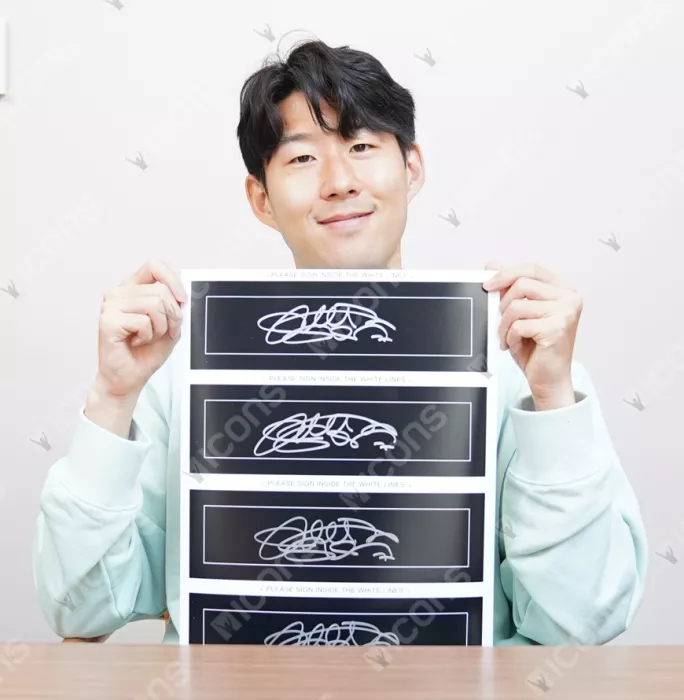 Son Heung-min Signed Plaque And Photo Frame: Spurs Hero