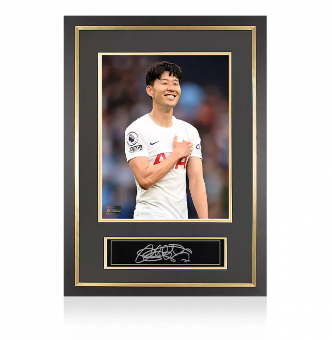 Son Heung-min Signed Plaque and Photo Frame: Spurs Hero
