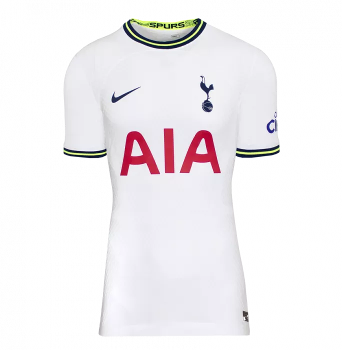 Son Heung-min Signed Tottenham Hotspur 2022-23 Home Shirt In Classic Frame: "COYS" Inscription