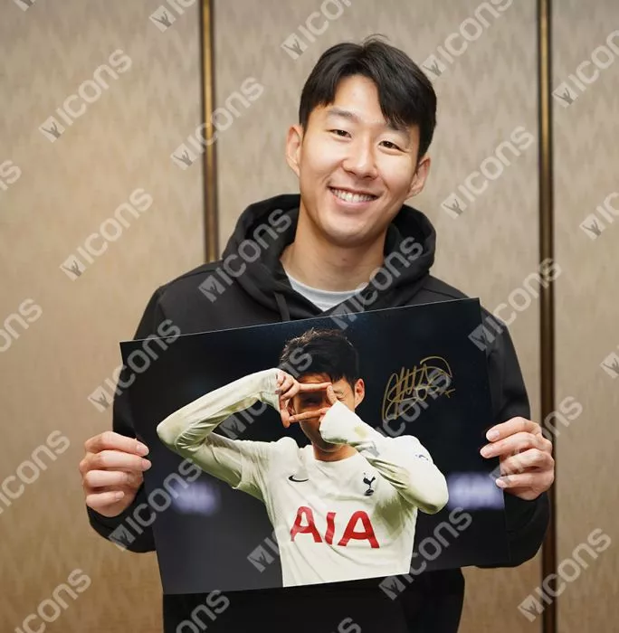 Son Heung-min Signed Tottenham Hotspur Photo: Goal Vs Arsenal