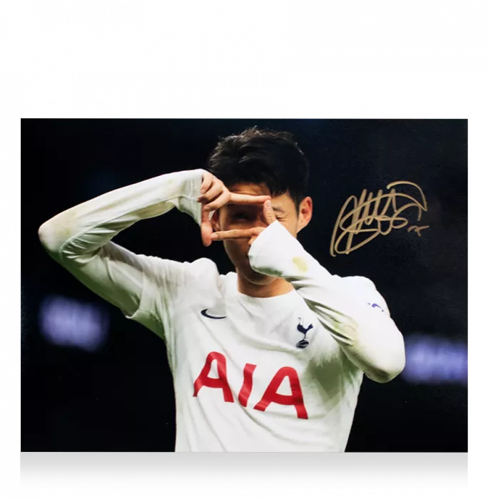 Son Heung-min Signed Tottenham Hotspur Photo: Goal vs Arsenal