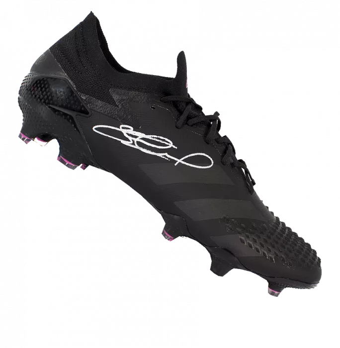 Steven Gerrard Signed Black Adidas Predator Boot
